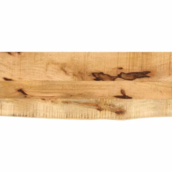 vidaXL Matbord>Bordsskiva 80x40x3,8 cm levande kant massivt grovt mangoträ