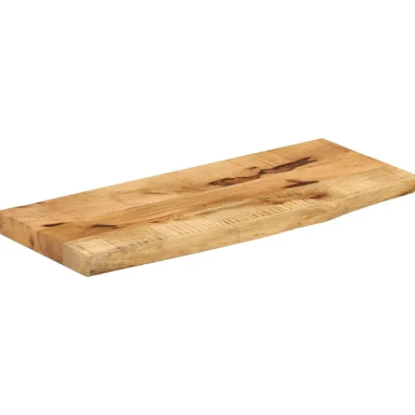 vidaXL Matbord>Bordsskiva 80x40x3,8 cm levande kant massivt grovt mangoträ