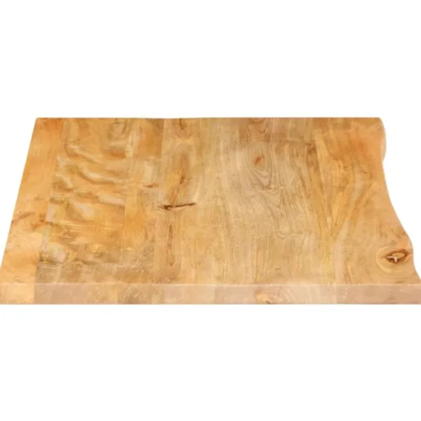 vidaXL Matbord>Bordsskiva 80x60x2,5 cm levande kant massivt mangoträ