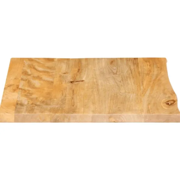 vidaXL Matbord>Bordsskiva 80x80x3,8 cm levande kant massivt mangoträ