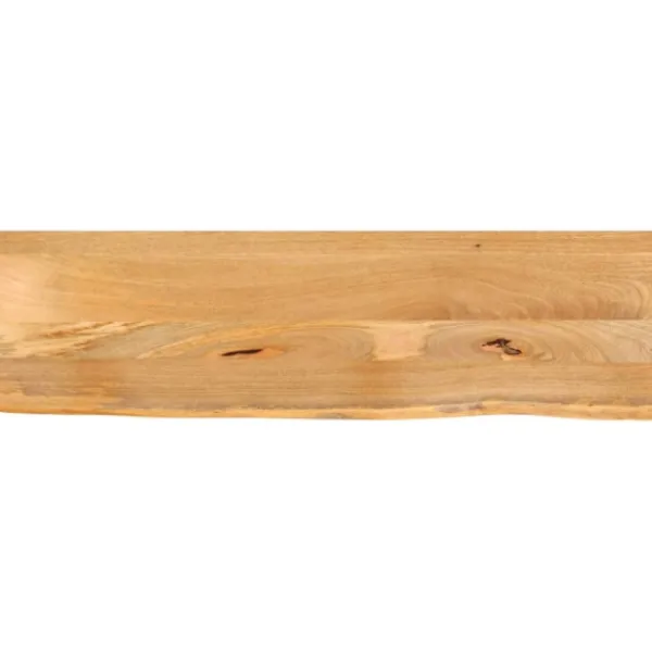 vidaXL Matbord>Bordsskiva 110x40x3,8 cm levande kant massivt mangoträ
