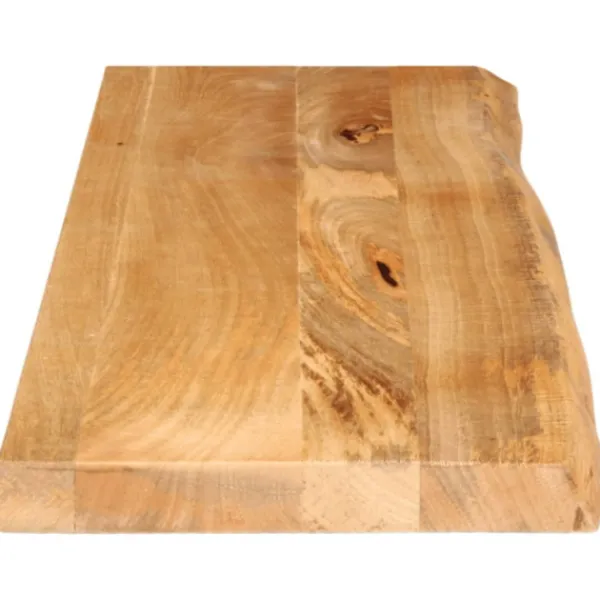 vidaXL Matbord>Bordsskiva 110x40x3,8 cm levande kant massivt mangoträ