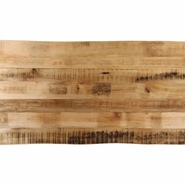 vidaXL Matbord>Bordsskiva 110x60x2,5 cm levande kant massivt grovt mangoträ