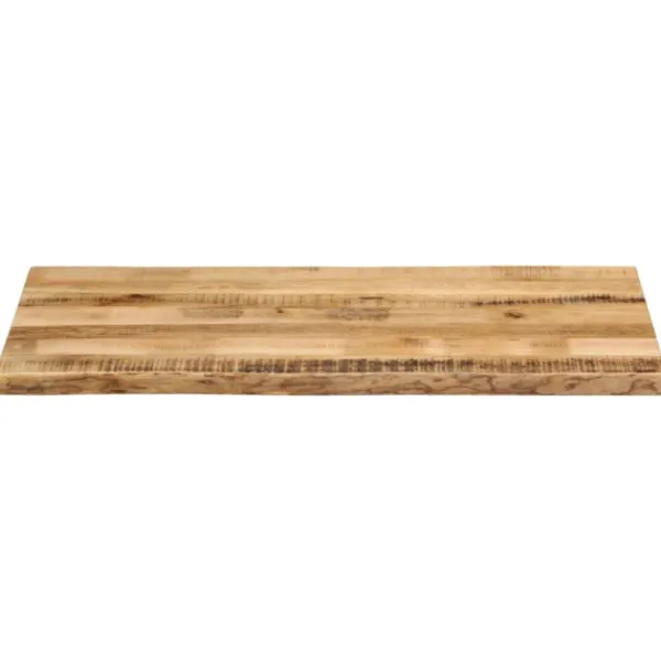 vidaXL Matbord>Bordsskiva 110x60x2,5 cm levande kant massivt grovt mangoträ