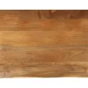 vidaXL Matbord>Bordsskiva 110x80x3,8 cm levande kant massivt mangoträ