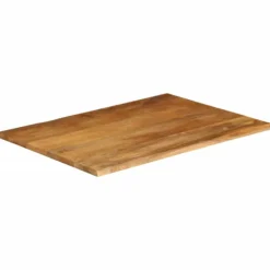 vidaXL Matbord>Bordsskiva 110x80x3,8 cm levande kant massivt mangoträ
