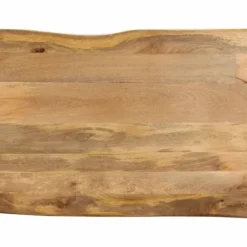 vidaXL Matbord>Bordsskiva 100x80x3,8 cm levande kant massivt mangoträ