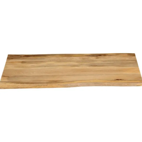 vidaXL Matbord>Bordsskiva 100x80x3,8 cm levande kant massivt mangoträ