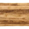 vidaXL Matbord>Bordsskiva 100x80x2,5 cm levande kant massivt grovt mangoträ