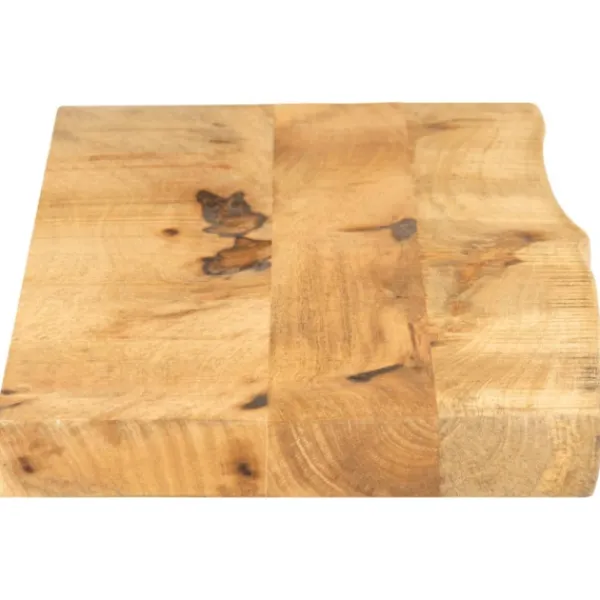 vidaXL Matbord>Bordsskiva 110x20x3,8 cm levande kant massivt grovt mangoträ