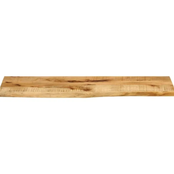 vidaXL Matbord>Bordsskiva 110x40x3,8 cm levande kant massivt grovt mangoträ