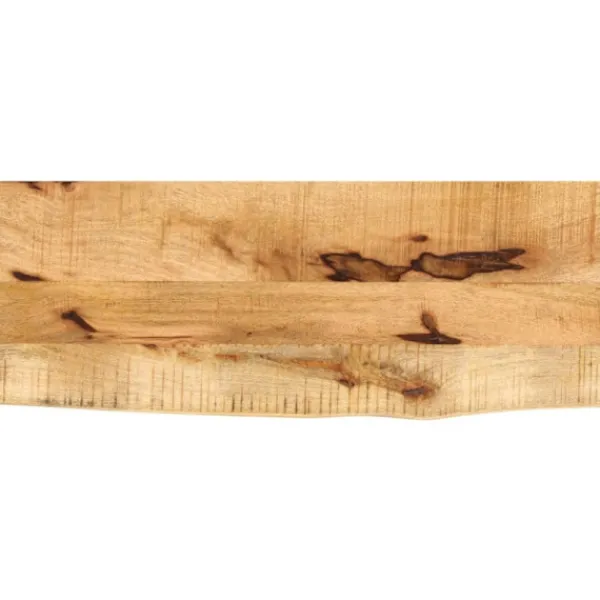 vidaXL Matbord>Bordsskiva 90x40x3,8 cm levande kant massivt grovt mangoträ