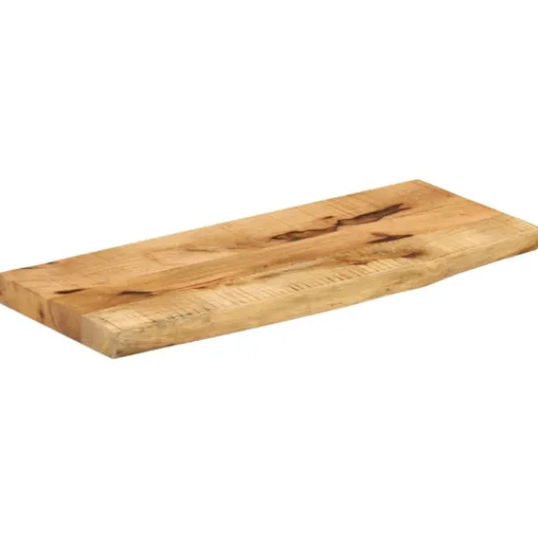 vidaXL Matbord>Bordsskiva 90x40x3,8 cm levande kant massivt grovt mangoträ