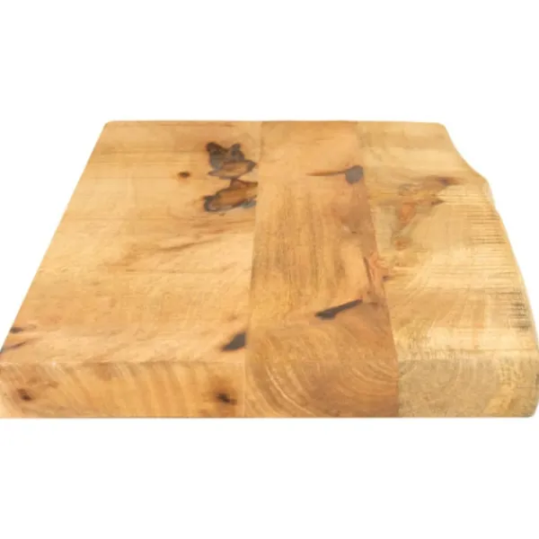 vidaXL Matbord>Bordsskiva 90x40x3,8 cm levande kant massivt grovt mangoträ
