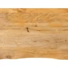 vidaXL Matbord>Bordsskiva 70x60x3,8 cm levande kant massivt mangoträ