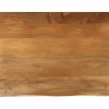 vidaXL Matbord>Bordsskiva 110x80x2,5 cm levande kant massivt mangoträ