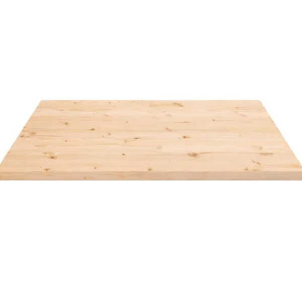 vidaXL Matbord>Bordsskiva 80x80x2,5 cm massivt trä furu fyrkantig