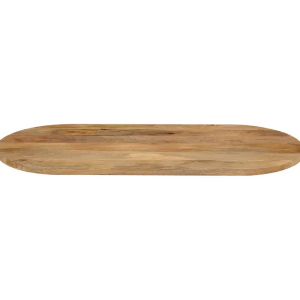 vidaXL Matbord>Bordsskiva 140x60x2,5 cm oval massivt mangoträ
