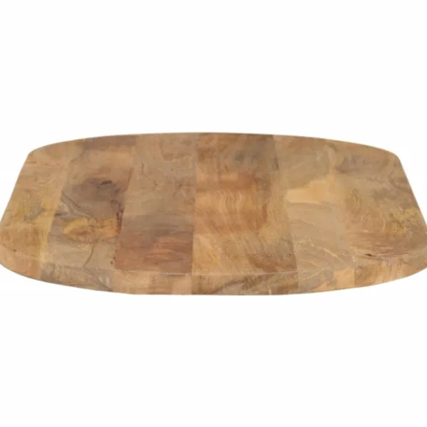 vidaXL Matbord>Bordsskiva 140x60x2,5 cm oval massivt mangoträ