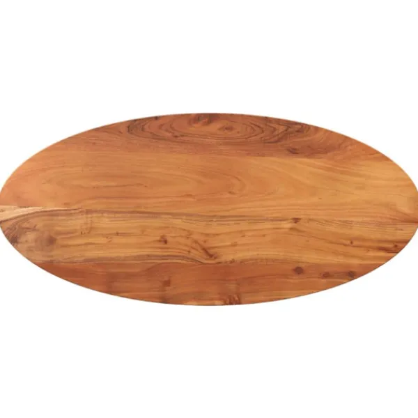 vidaXL Matbord>Bordsskiva 100x50x2,5 cm oval massivt akaciaträ
