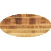 vidaXL Matbord>Bordsskiva 110x40x2,5 cm oval massivt mangoträ