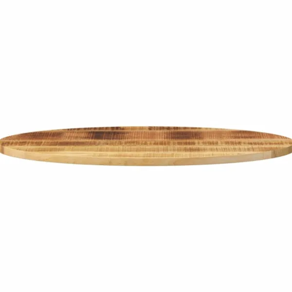 vidaXL Matbord>Bordsskiva 110x40x2,5 cm oval massivt mangoträ