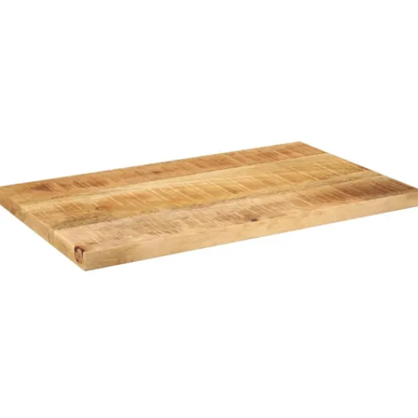 vidaXL Småbord>Bordsskiva 50x40x2,5 cm rektangulär massivt grovt mangoträ