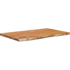 vidaXL Matgrupper>Bordsskiva 60x40x2,5 cm rektangulär massiv akacia rustik kant