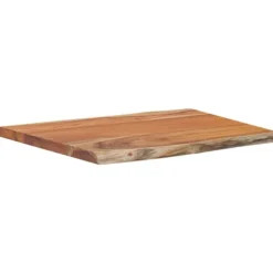 vidaXL Matgrupper>Bordsskiva 70x60x2,5 cm rektangulär massiv akacia rustik kant