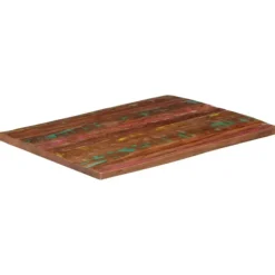 vidaXL Matbord>Bordsskiva 100x80x2,5 cm rektangulär massivt återvunnet trä