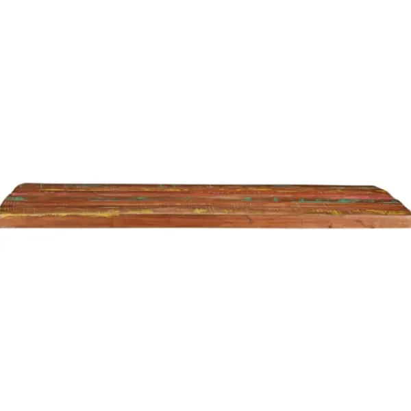 vidaXL Matbord>Bordsskiva 100x80x2,5 cm rektangulär massivt återvunnet trä