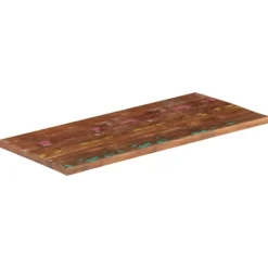 vidaXL Matbord>Bordsskiva 100x60x1,5 cm rektangulär massivt återvunnet trä