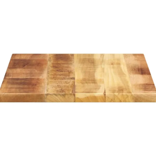 vidaXL Matbord>Bordsskiva 60x50x3,8 cm rektangulär massivt grovt mangoträ