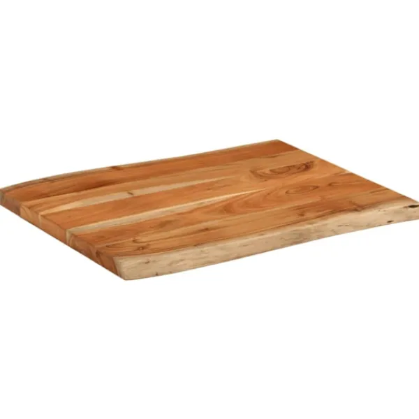 vidaXL Matbord>Bordsskiva 90x60x2,5 cm rektangulär massiv akacia levande kant