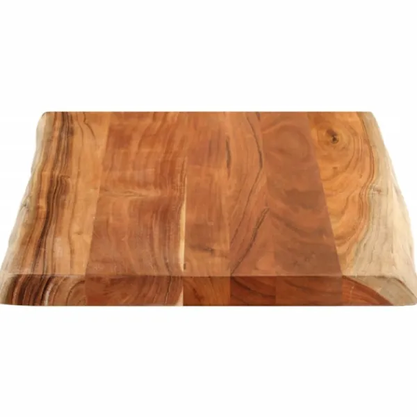 vidaXL Matbord>Bordsskiva 90x60x2,5 cm rektangulär massiv akacia levande kant