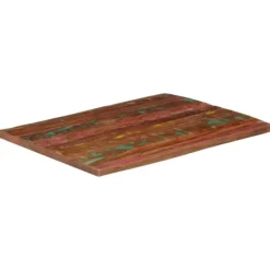 vidaXL Matbord>Bordsskiva 90x80x2,5 cm rektangulär massivt återvunnet trä