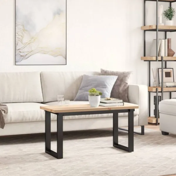 vidaXL Soffbord>Bordsskiva 90x40x2,5 cm rektangulär massiv furu