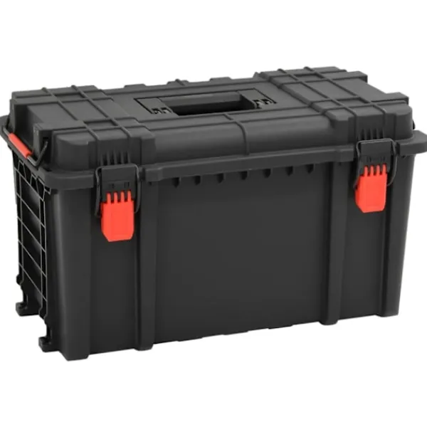 vidaXL Kistor & Koffertar>Bärbar skyddsväska svart 57x35x32,5 cm PP