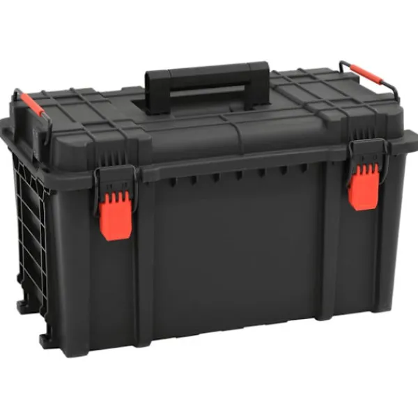 vidaXL Kistor & Koffertar>Bärbar skyddsväska svart 57x35x32,5 cm PP