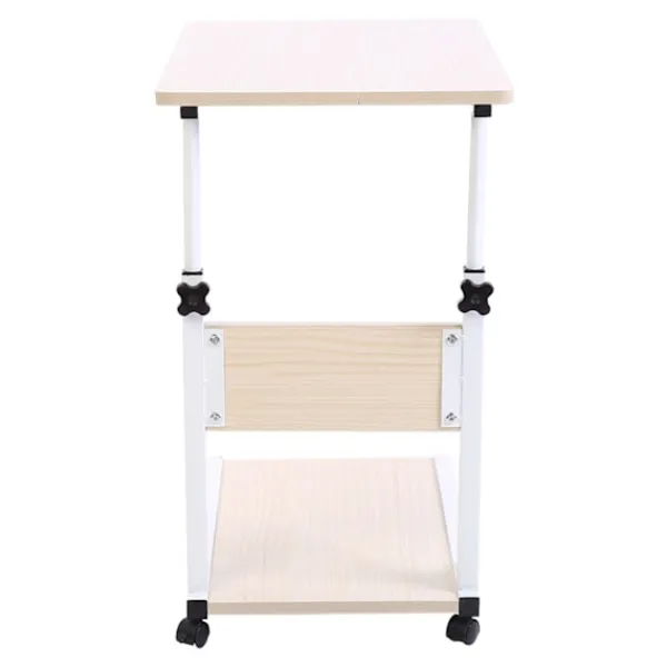 Småbord>Bärbart Multifunktionellt Avtagbart Laptopbord med Hjul Säng Soffa Böcker Vit