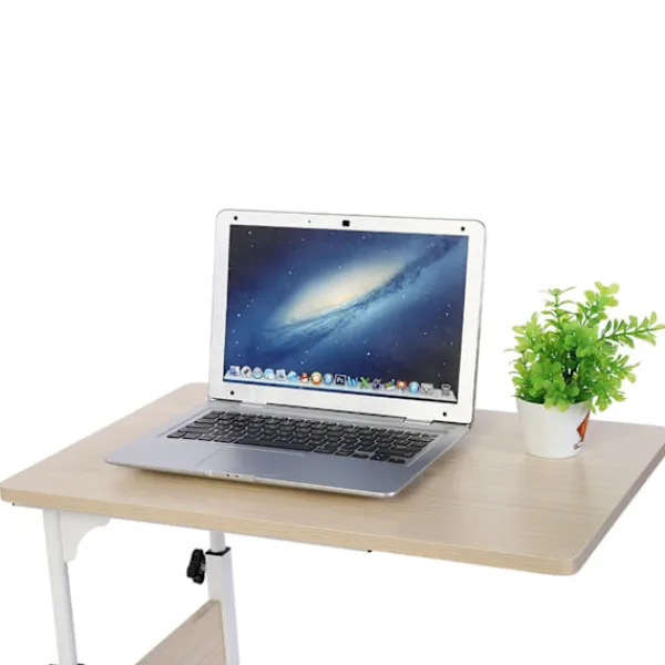 Småbord>Bärbart Multifunktionellt Avtagbart Laptopbord med Hjul Säng Soffa Böcker Vit