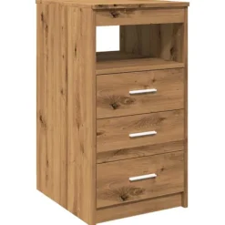 vidaXL Byråer>Byrå artisan ek 40x50x76 cm konstruerat trä