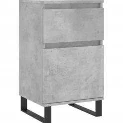 vidaXL Byråer>Byrå betonggrå 40x35x70 cm konstruerat trä