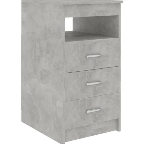 vidaXL Byråer>Byrå betonggrå 40x50x76 cm konstruerat trä