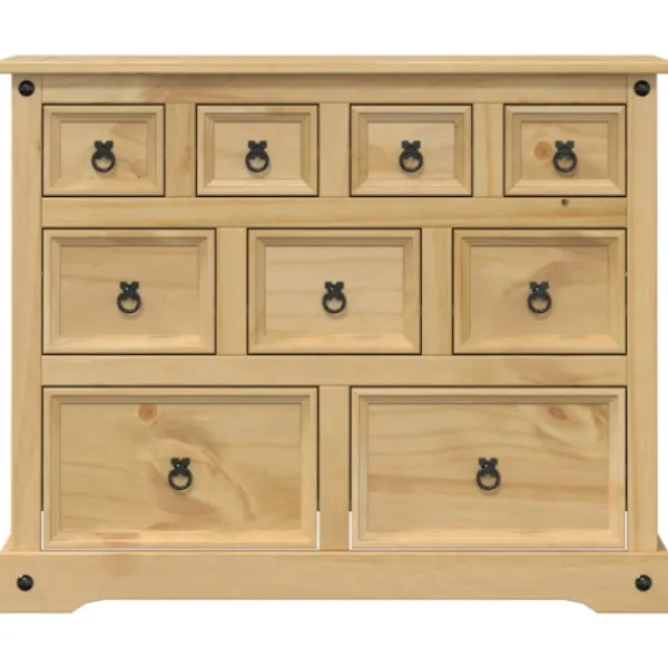 vidaXL Byråer>Byrå Corona 101x45x82 cm massiv furu
