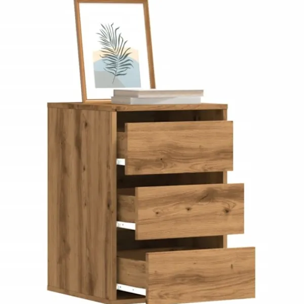 vidaXL Byråer>Byrå ek 40x41x58 cm konstruerat trä