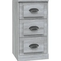 vidaXL Byråer>Byrå grå sonoma 36x35,5x67,5 cm konstruerat trä
