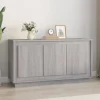 vidaXL Sideboards>Byrå grå sonoma 102x35x55 cm konstruerat trä