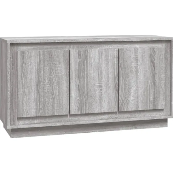 vidaXL Sideboards>Byrå grå sonoma 102x35x55 cm konstruerat trä