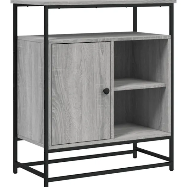 vidaXL Skåp>Byrå grå sonoma 69x35x80 cm konstruerat trä